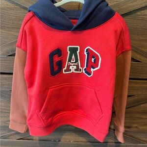 GAP Kids Red and Blue Hoodie